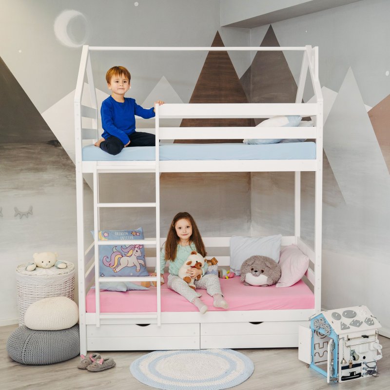 Кровать двухъярусная House 160x80