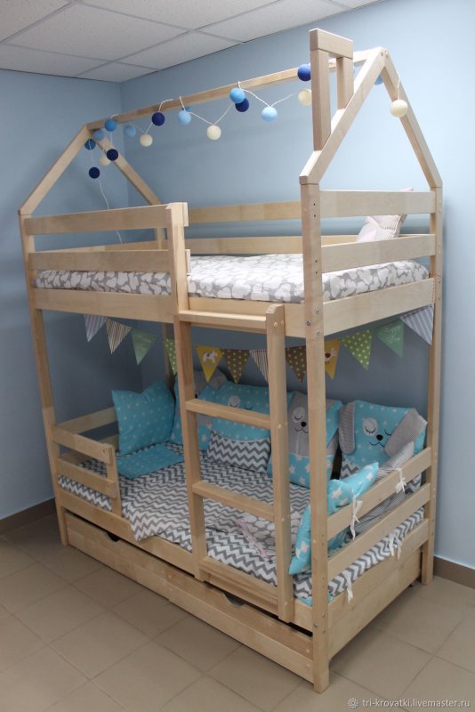 Детская двухъярусная кровать 160х80
