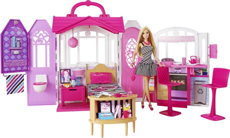 Barbie кукольный домик fxg54