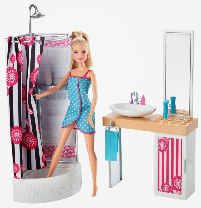 Barbie кукольный домик fxg55, белый/розовый