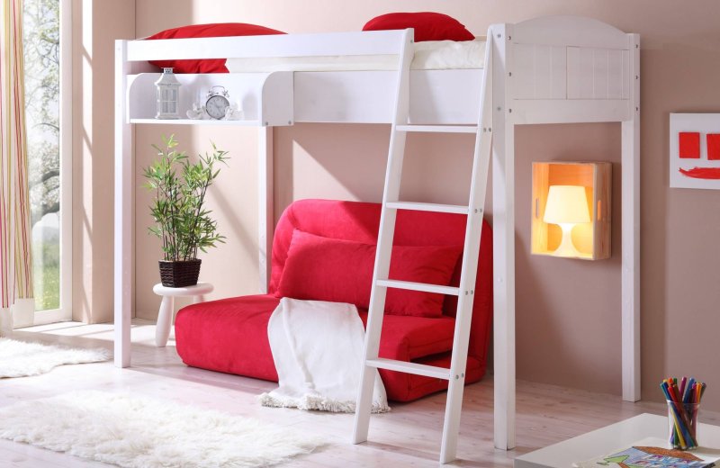 Кровать чердак 140х70 детская