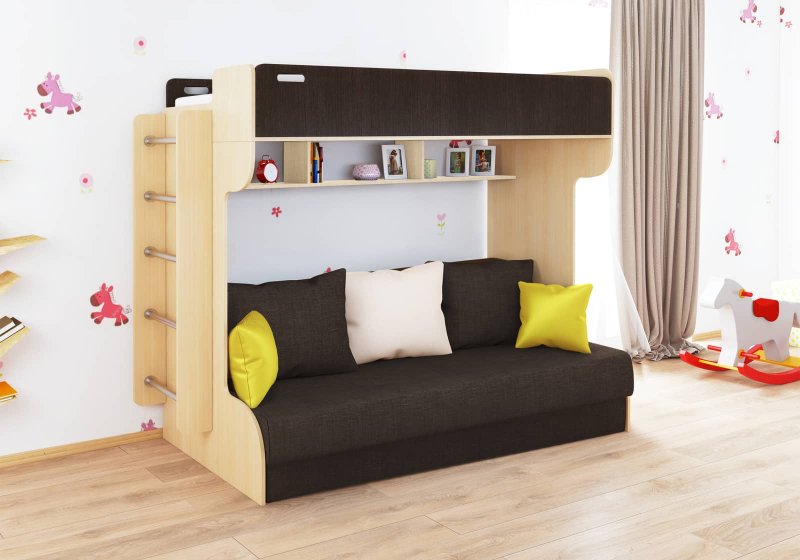 Кровать двухъярусная House 160x80