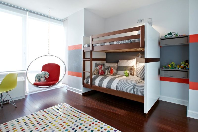 Двухъярусная кровать Twin/Full Bunkbed (Futon not included)