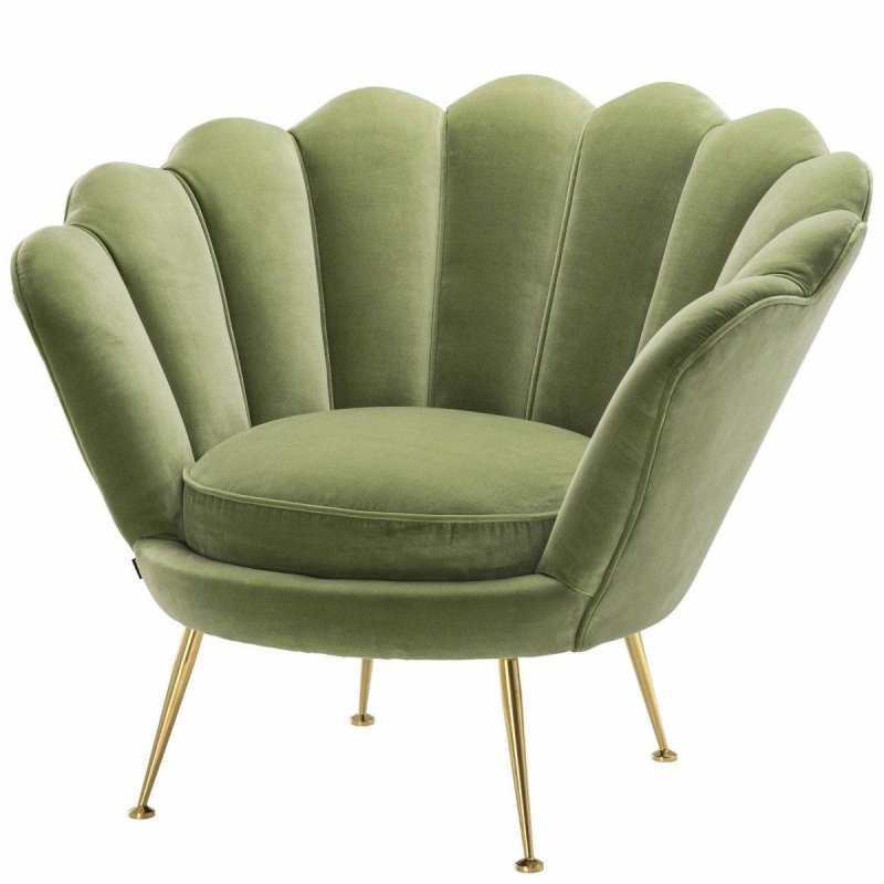 Defaico бархатное кресло Royal Chair Accent