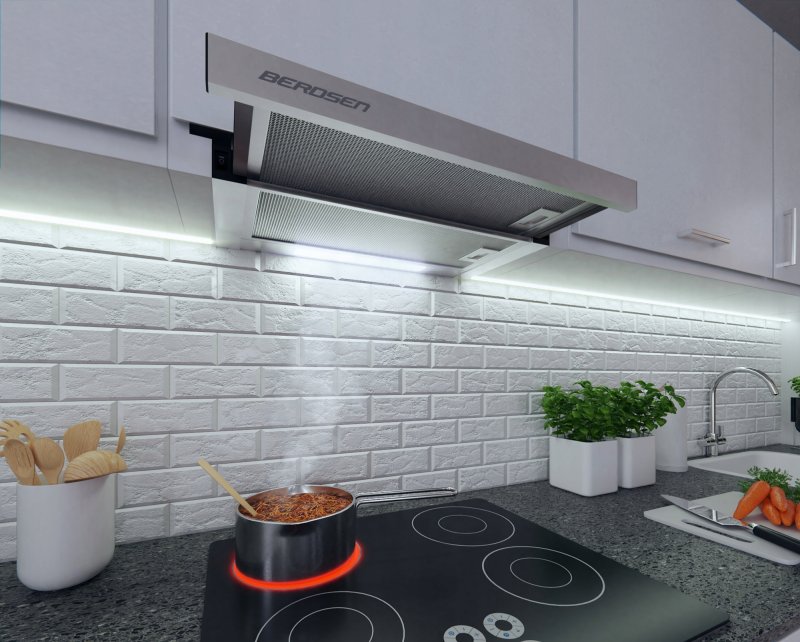 Встраиваемая вытяжка Dach Triniti 60 sensor inox