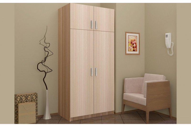Шкаф для одежды двухдверный Skyland simple/Легно св., 770*359*1815, SR-G.1