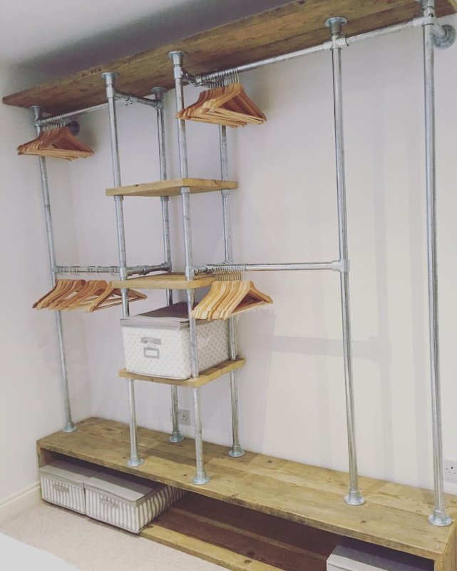 Вешалка настенная Loft Pipe