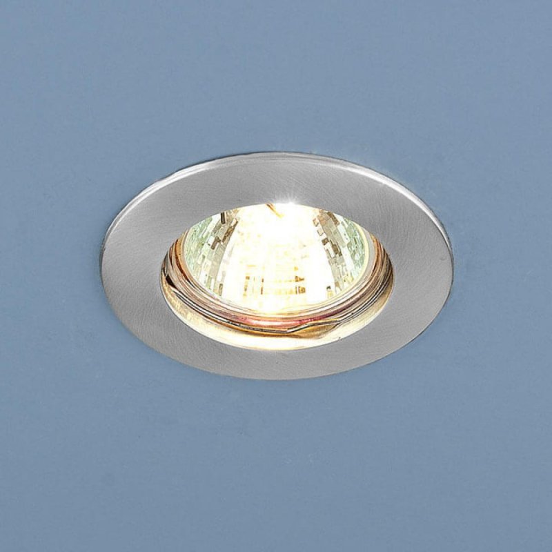 Светильник точечный-8371 mr16 WH/SL белый/серебро