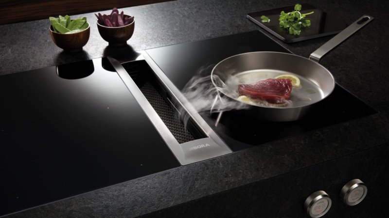 Варочная панель со встроенной вытяжкой al200 Gaggenau