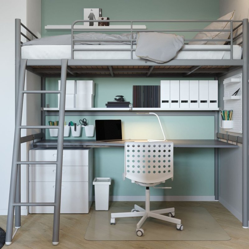 Кровать-чердак ikea СВЭРТА