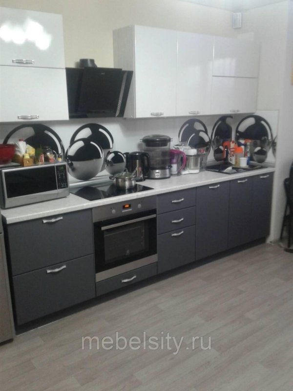 Кухня графит модуль 7416