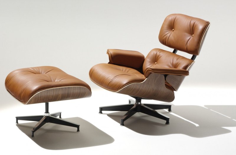 Кресло Eames Lounge and Ottoman