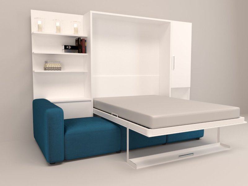 Кровать-шкаф трансформер ikea
