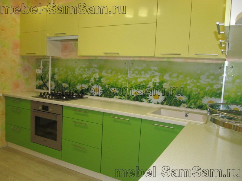 Кухня яблоко 1.8м лайм