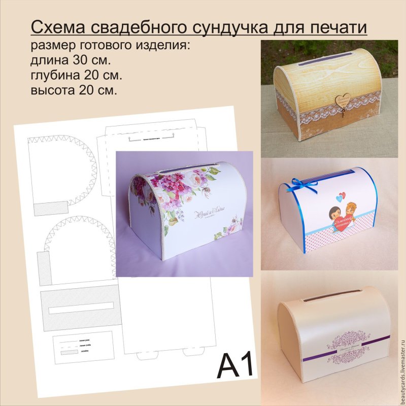 Сундук из картонной коробки