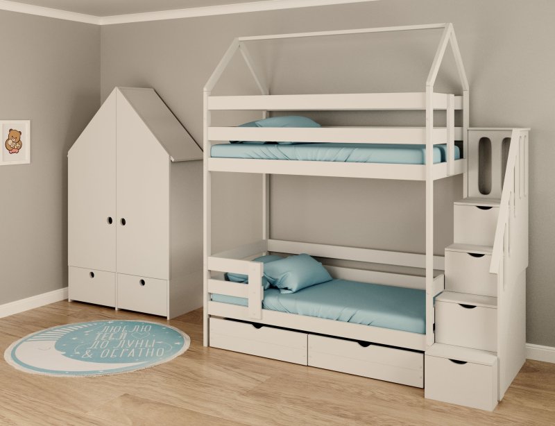 Двухъярусная кровать ikea
