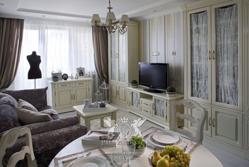 Гостиные классика Прованс