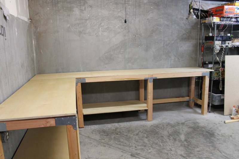 Блочный верстак woodworker