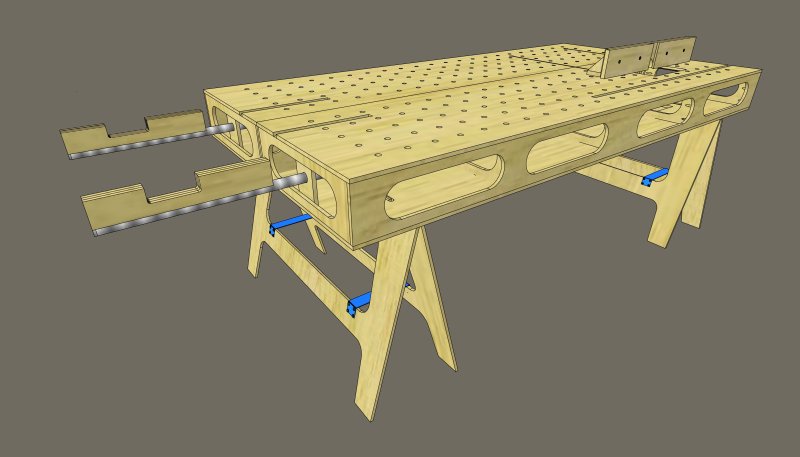 Верстак столярный workbench