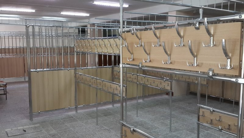 Гардеробные в школе