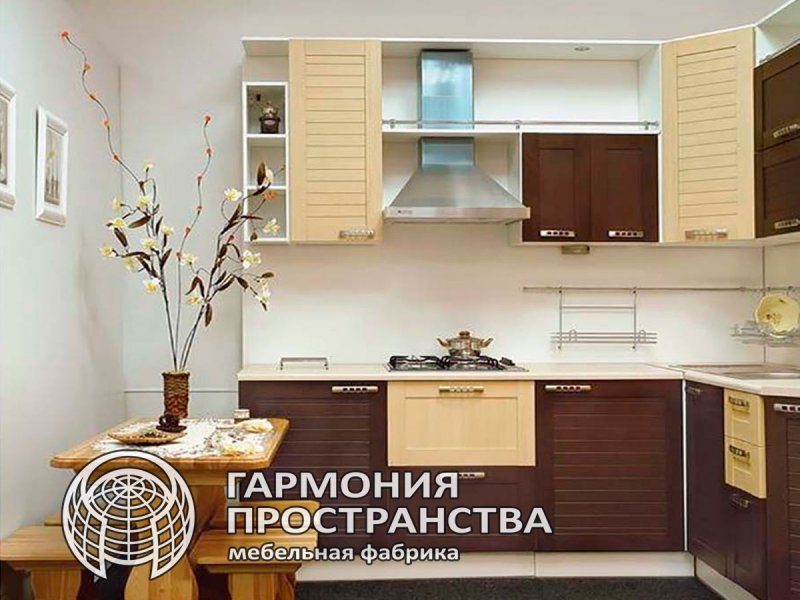 Кухни комбинированные цвета